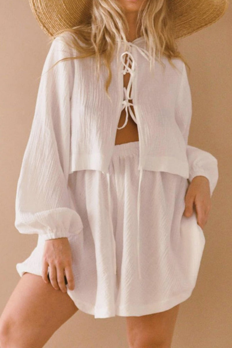 타이 코튼 린넨 슈트