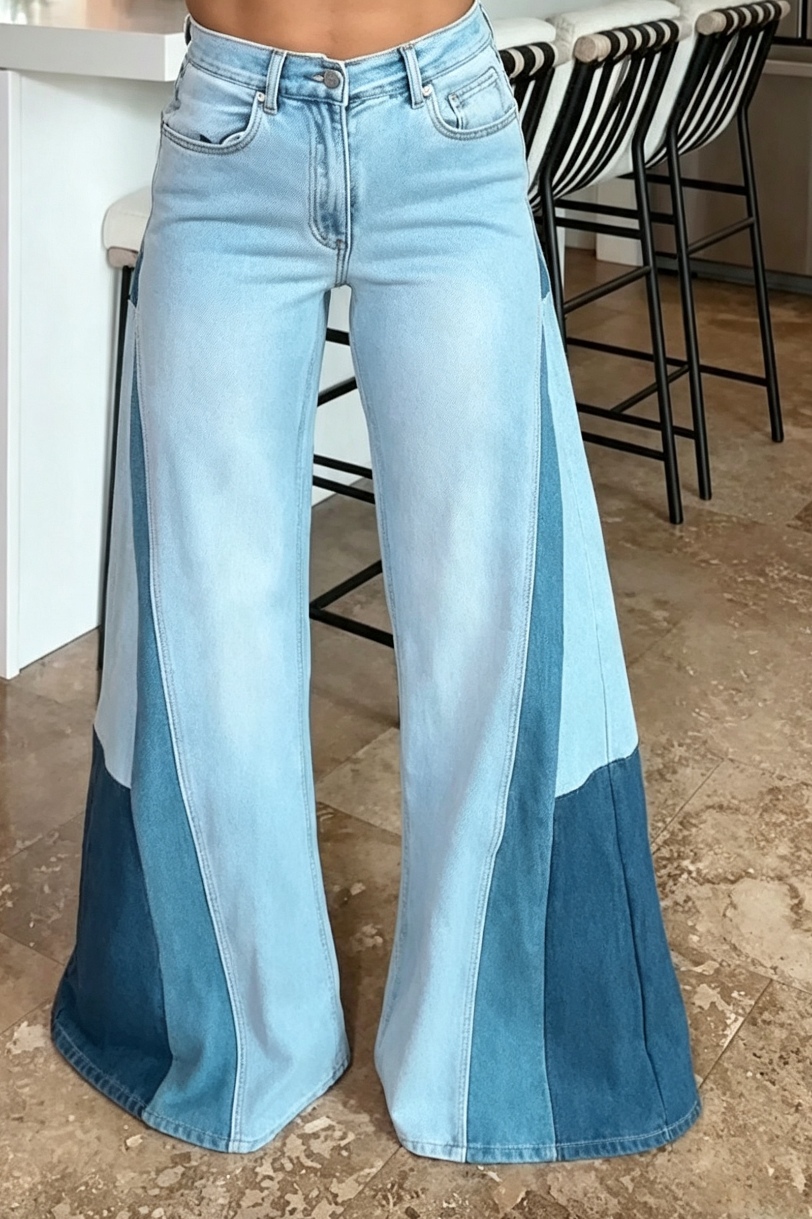 Blazer à carreaux avec ailes d'ange à franges rouges