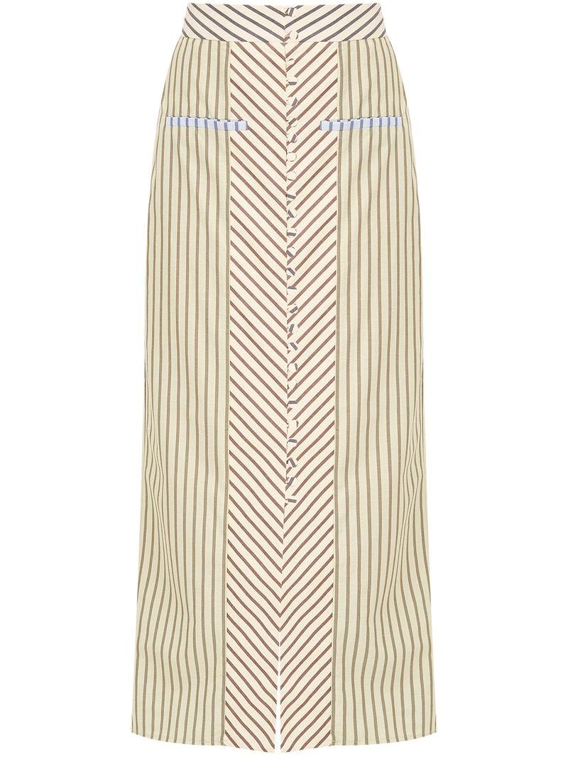 우아한 프레임 스커트 세트