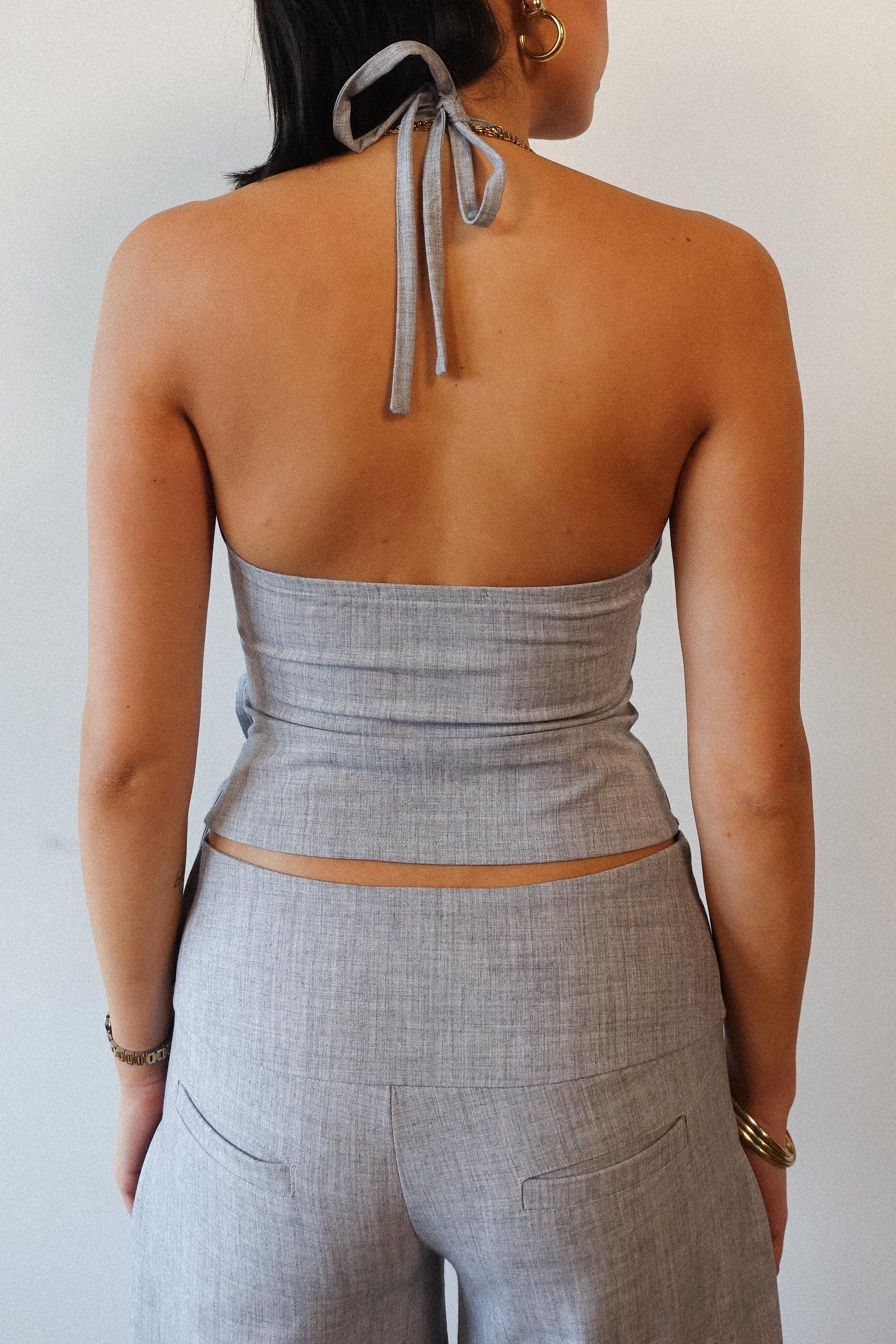 Karlsruhe Halter Neck Pants Set