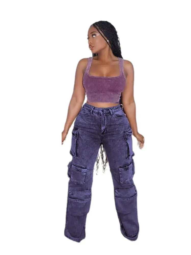 Streetstyle Cargo-Jeans