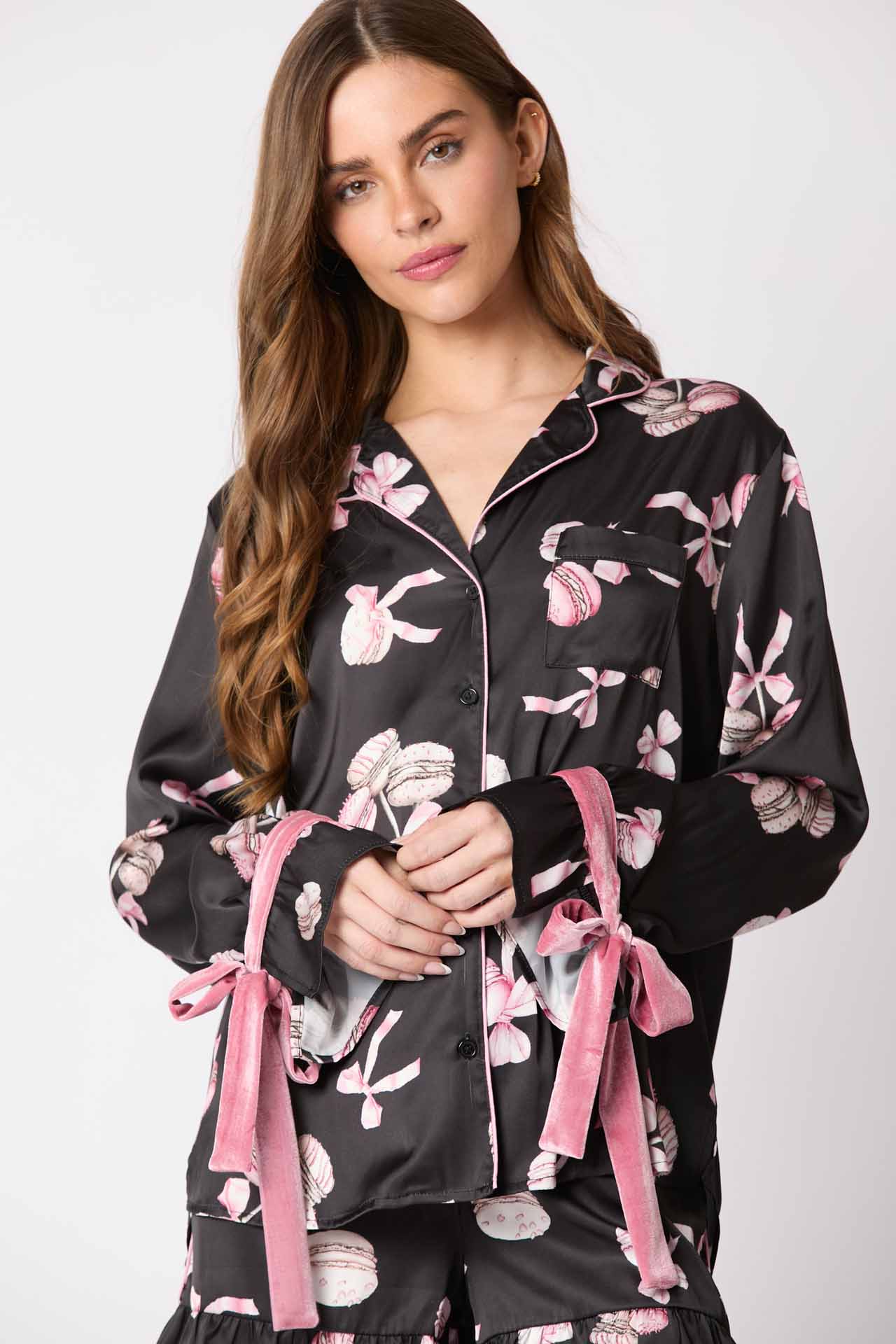 Pyjamassett med buemansjetter