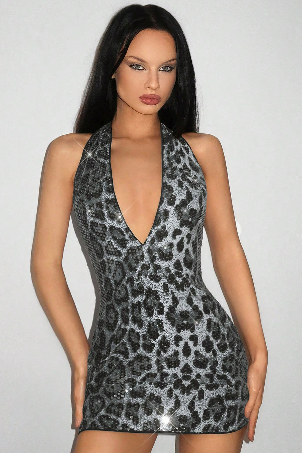 Pulover din tricot cu cablu Genevieve metalic