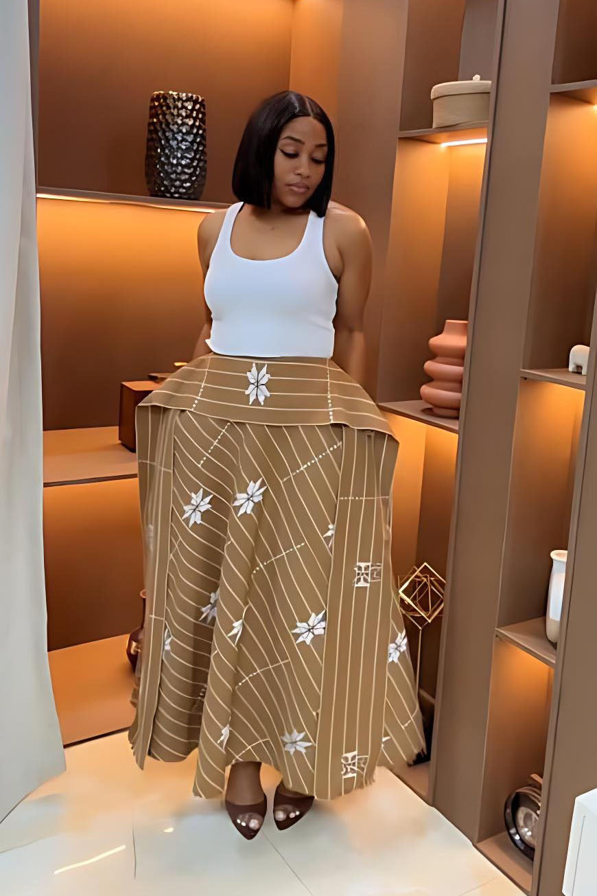 Maxi šaty Azure s lemováním ve tvaru svatozáře