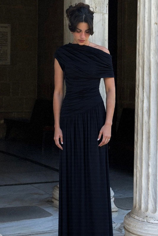 라비니아 플런징 V 맥시 드레스