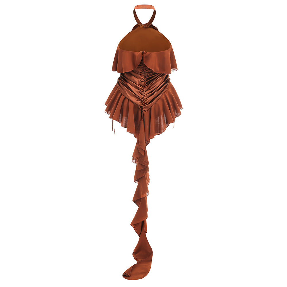 Rose Whisper Thai Chic Halter Neck Dress