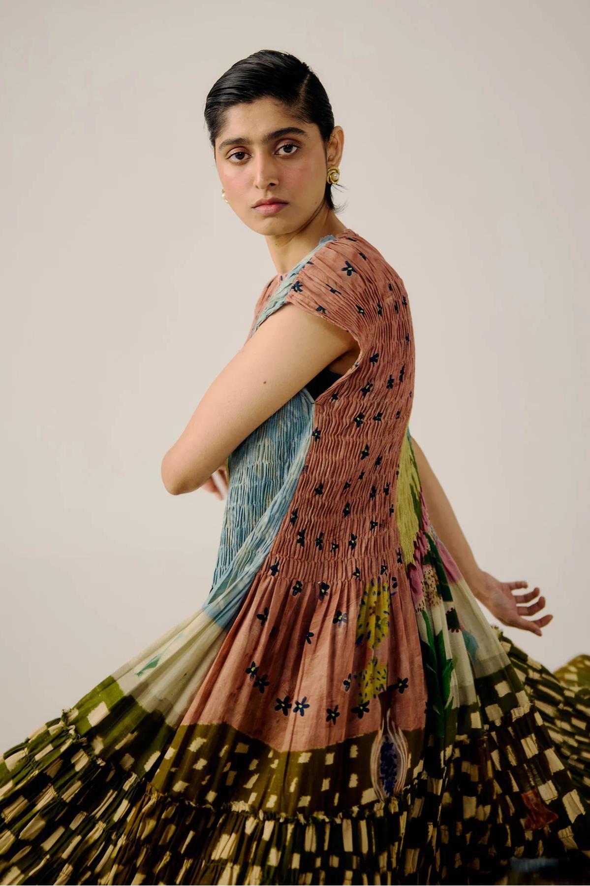 July Alice Print Maxi Dress