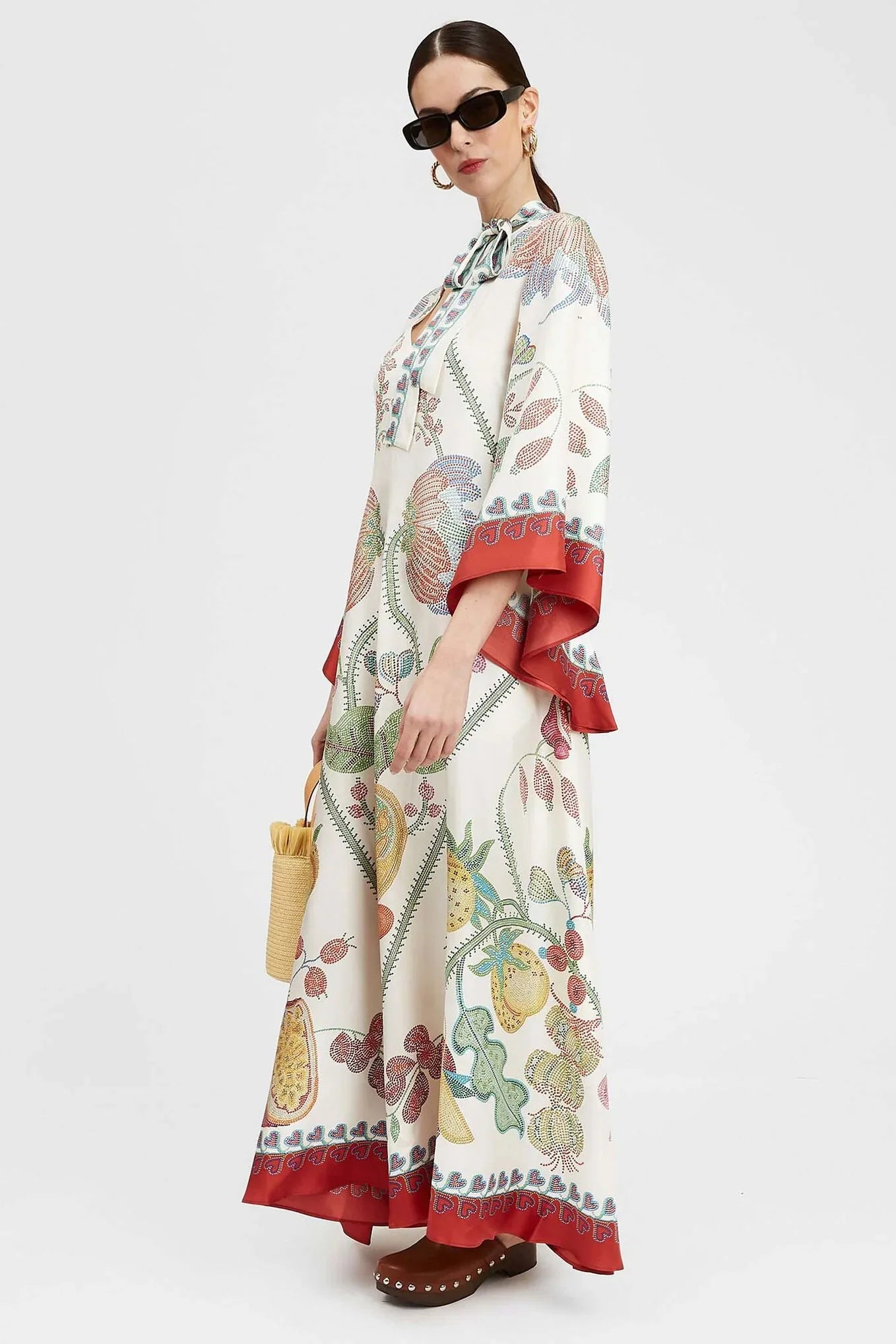 Sukienka maxi z nadrukiem Magnifico