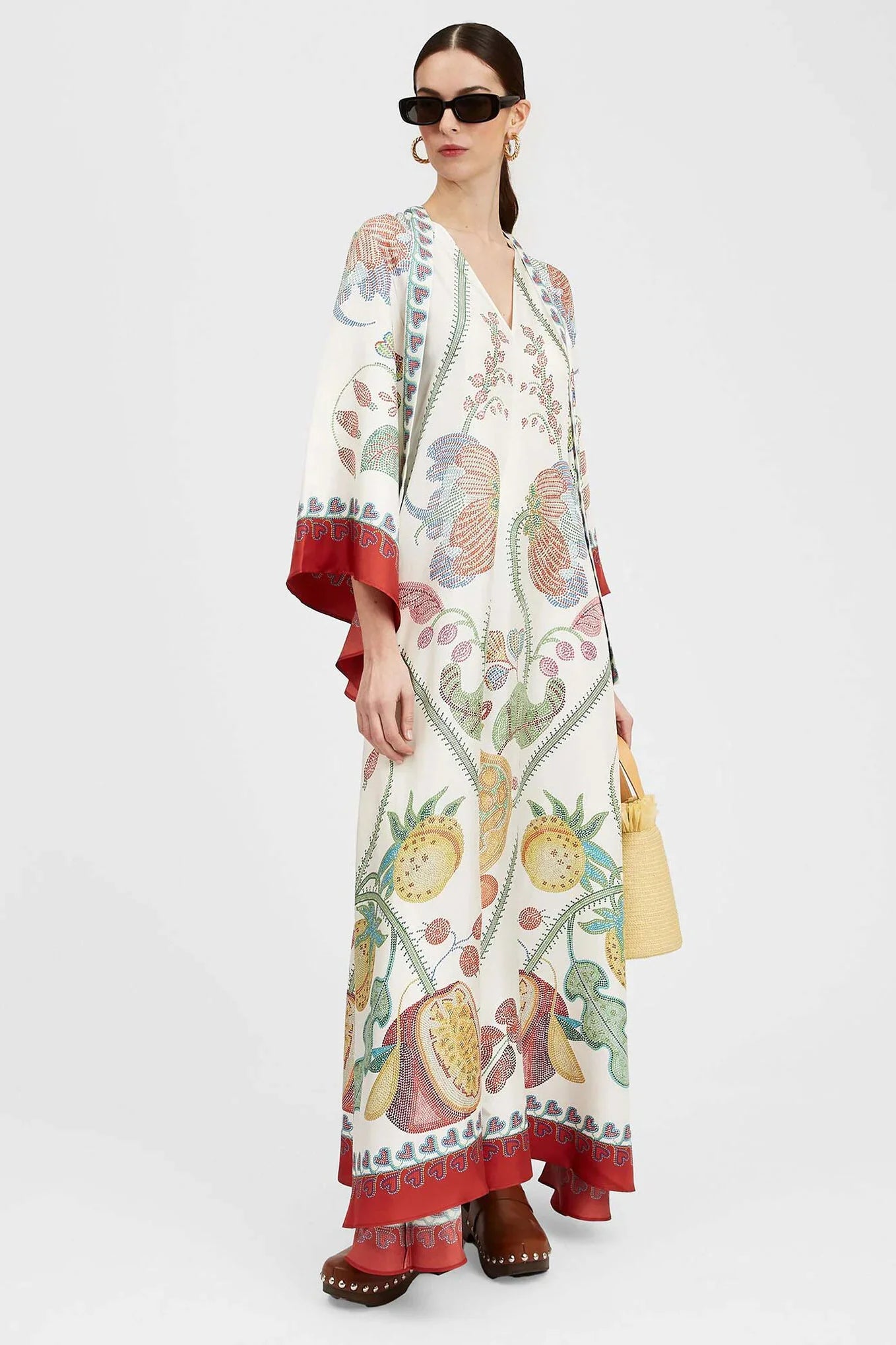 Sukienka maxi z nadrukiem Magnifico