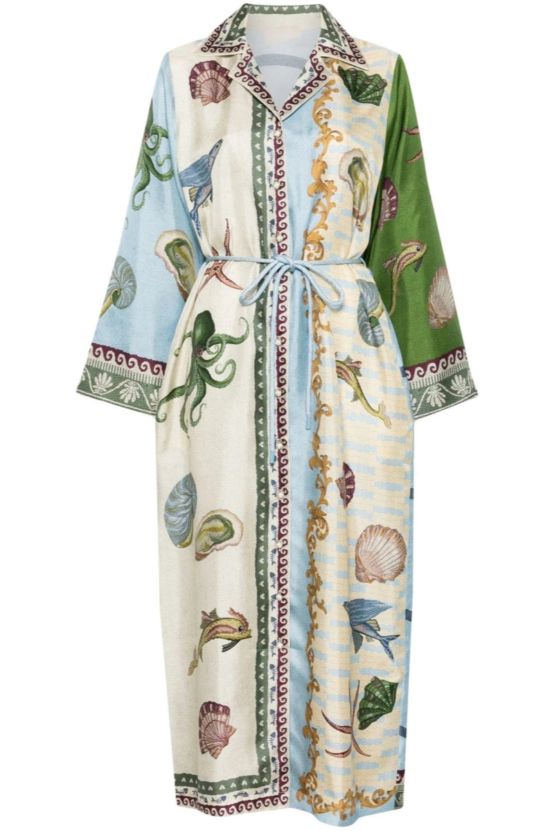 Φόρεμα από λινό με άνετη εφαρμογή