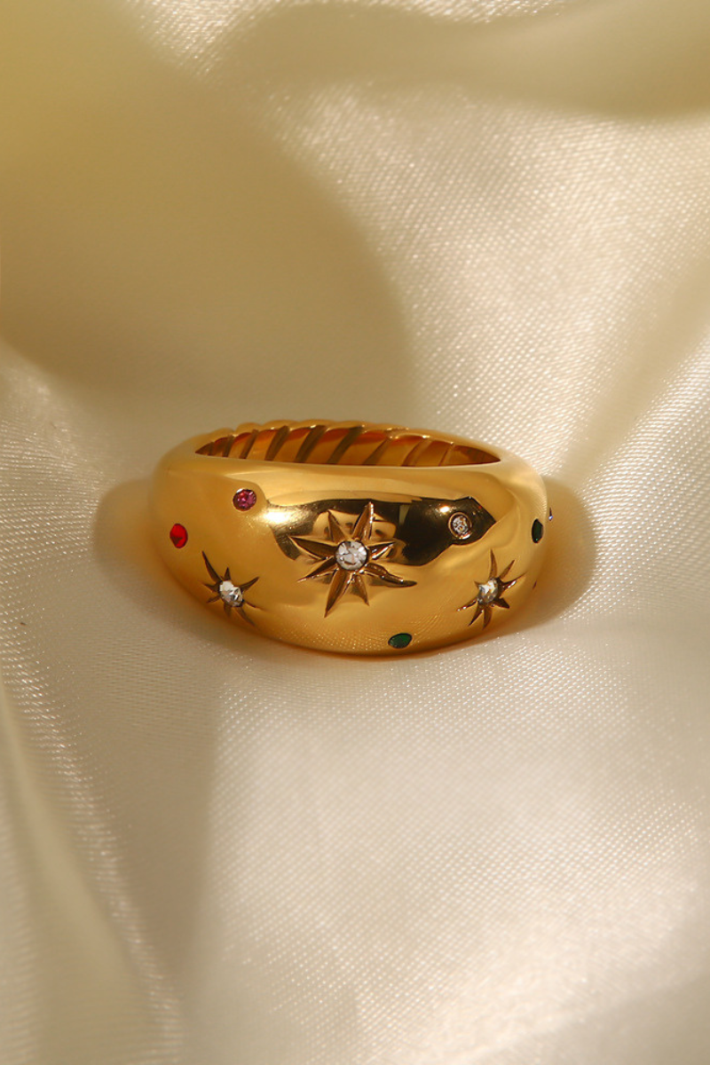 Euphrasie Sun Yapay Elmas Yüzük