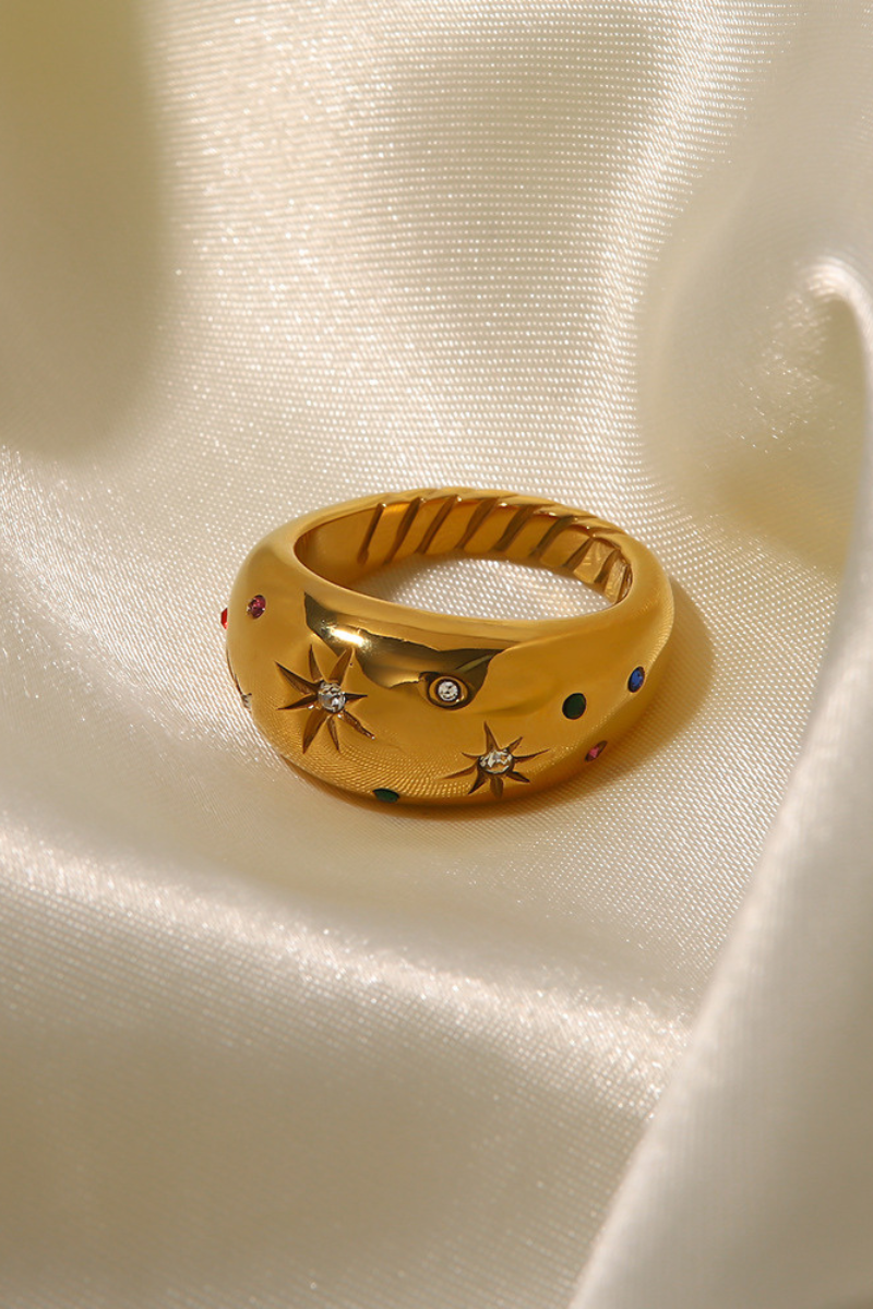 Euphrasie Sun Yapay Elmas Yüzük