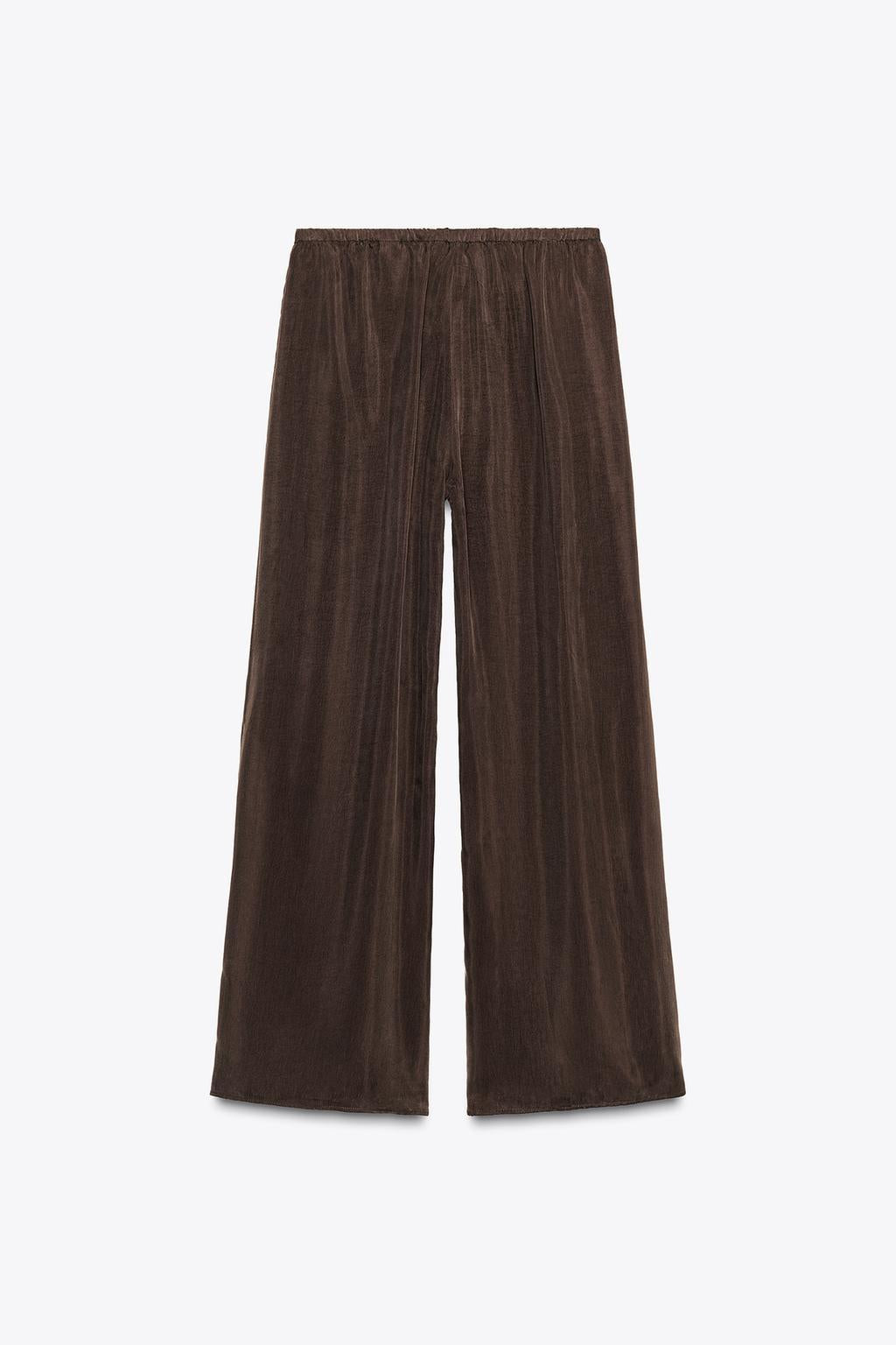 Cowl Neck Sleeveless Top & Wide - Leg Pants Set
