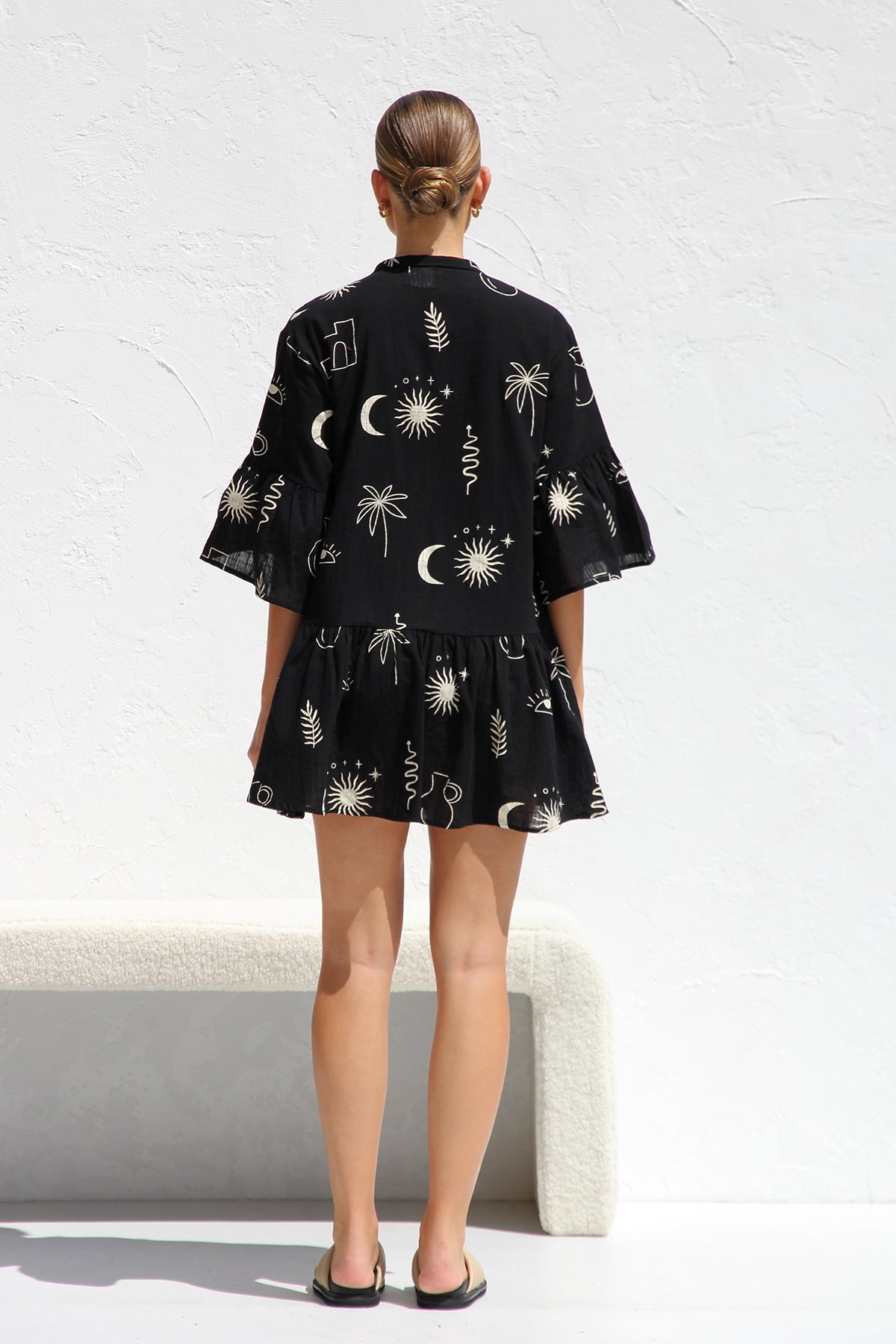 שמלת שלבי שחורה