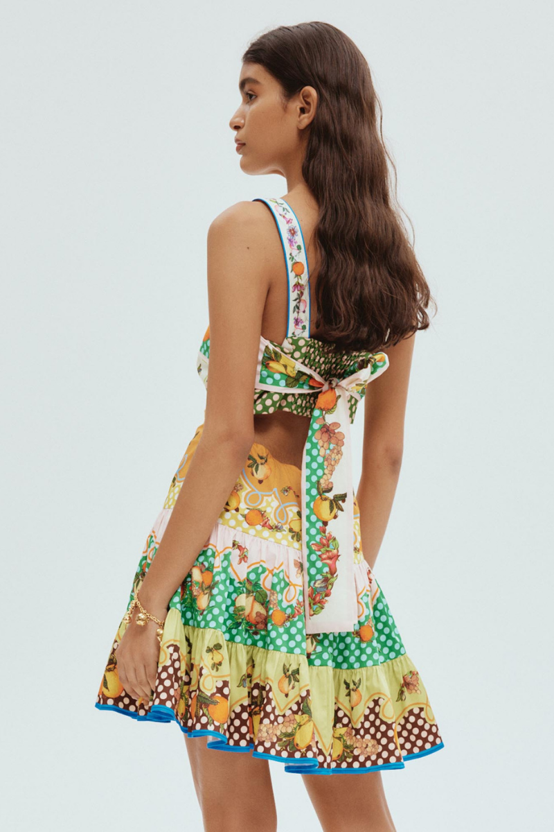 Marceline Cutout Bow Mini Klänning