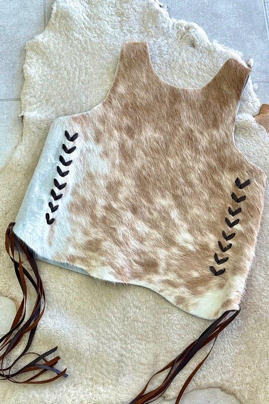 Leather Lacing Vest