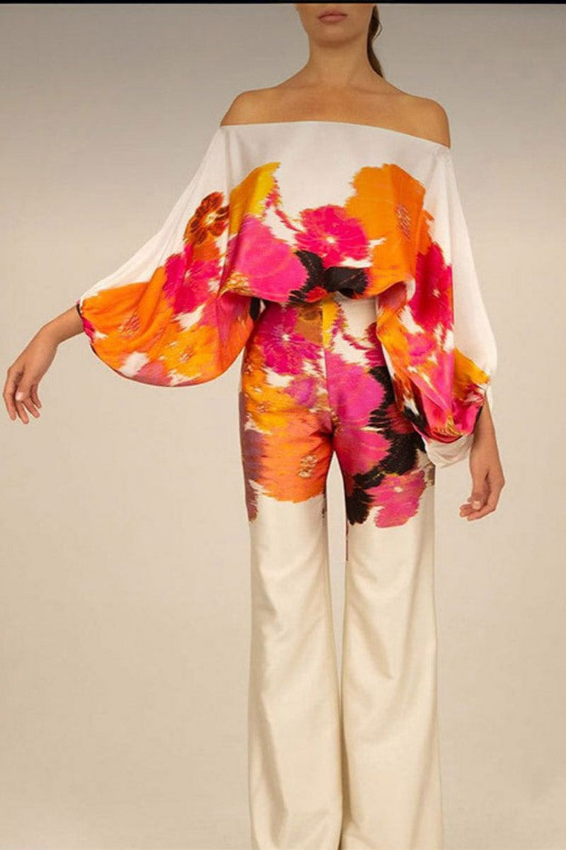 Abstract Waves İki Parçalı Set - Turuncu