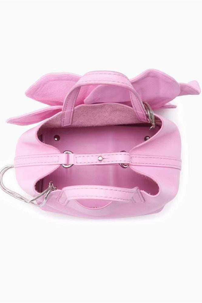 Borsa a mano in pelle PU floreale