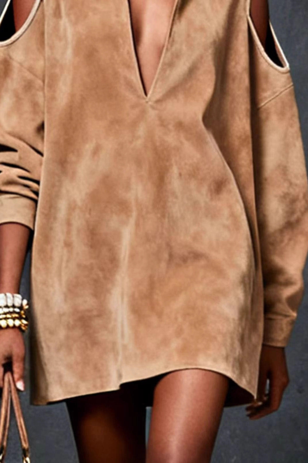 Grace Floral Appliqué Kortärmad midiklänning