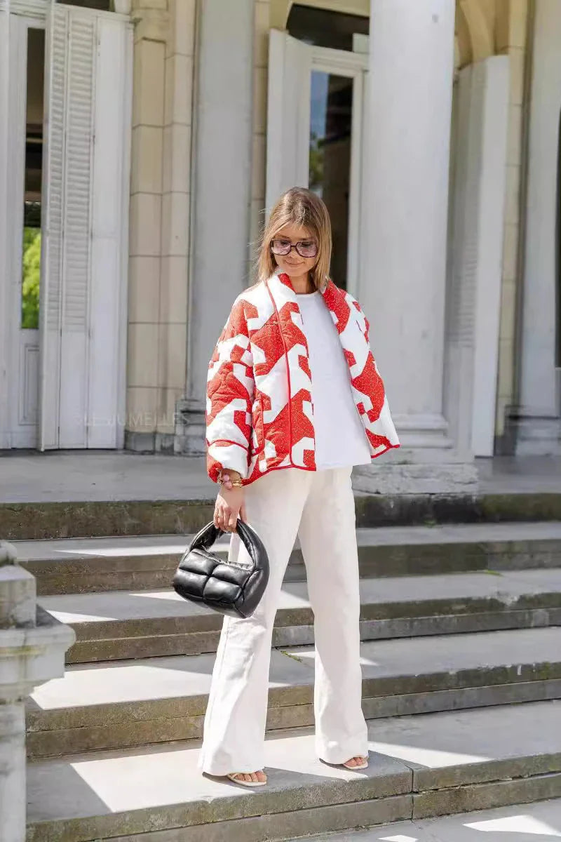 Aimee Geometrik Ceket