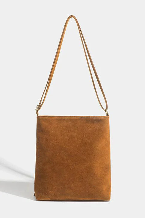 Crossbody kabelka Western Cowboy Brown s třásněmi