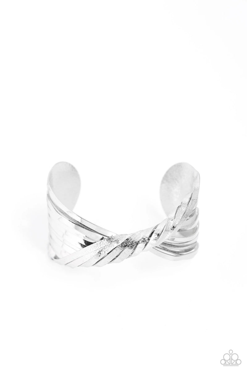 silver Paparazzi bracelet