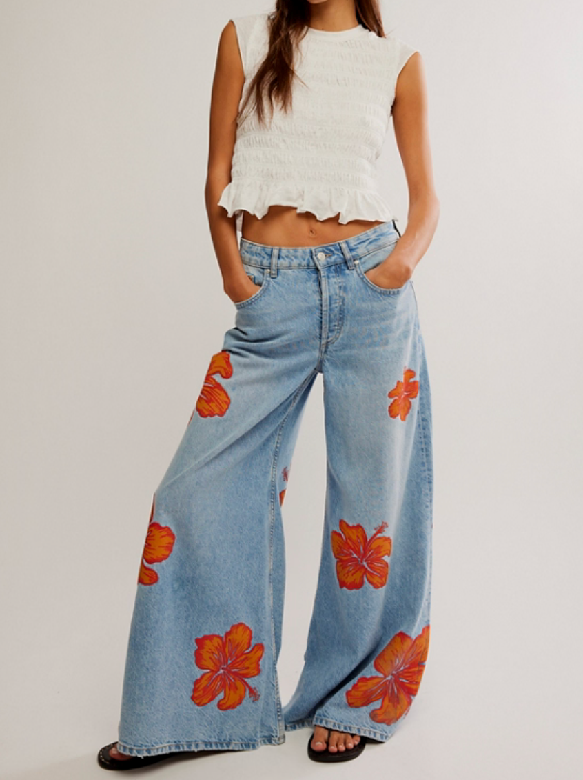 Palisades Jeans mat breede Been