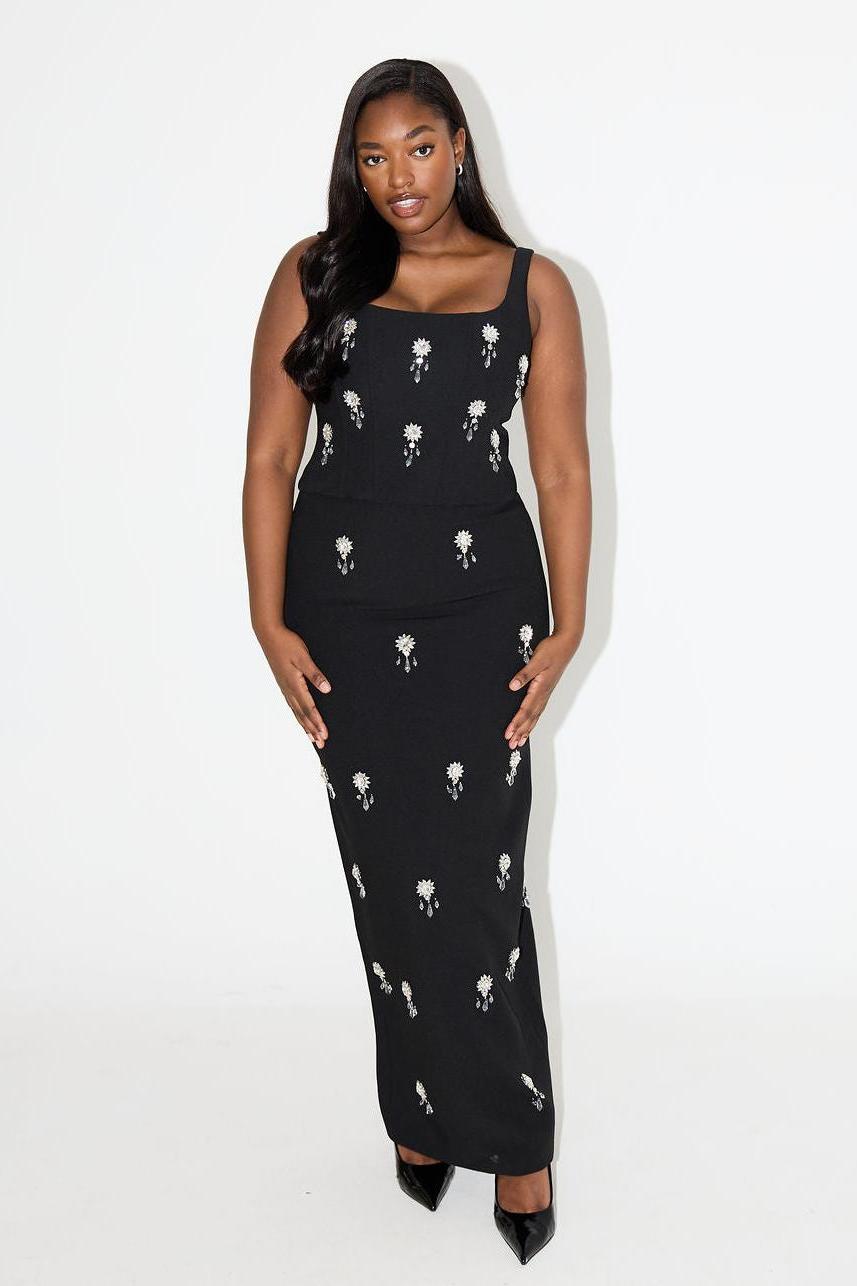 Rochie maxi slip cu un umăr Lucinda