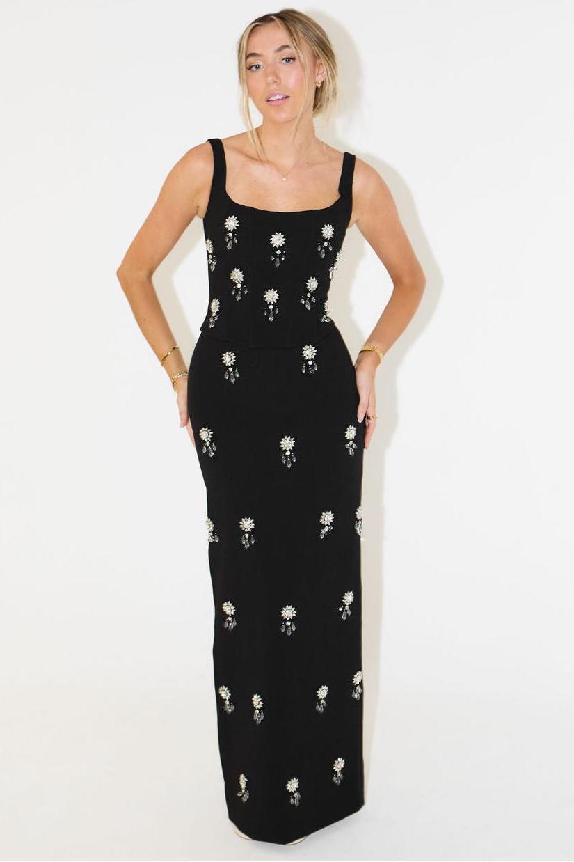 Rochie maxi slip cu un umăr Lucinda