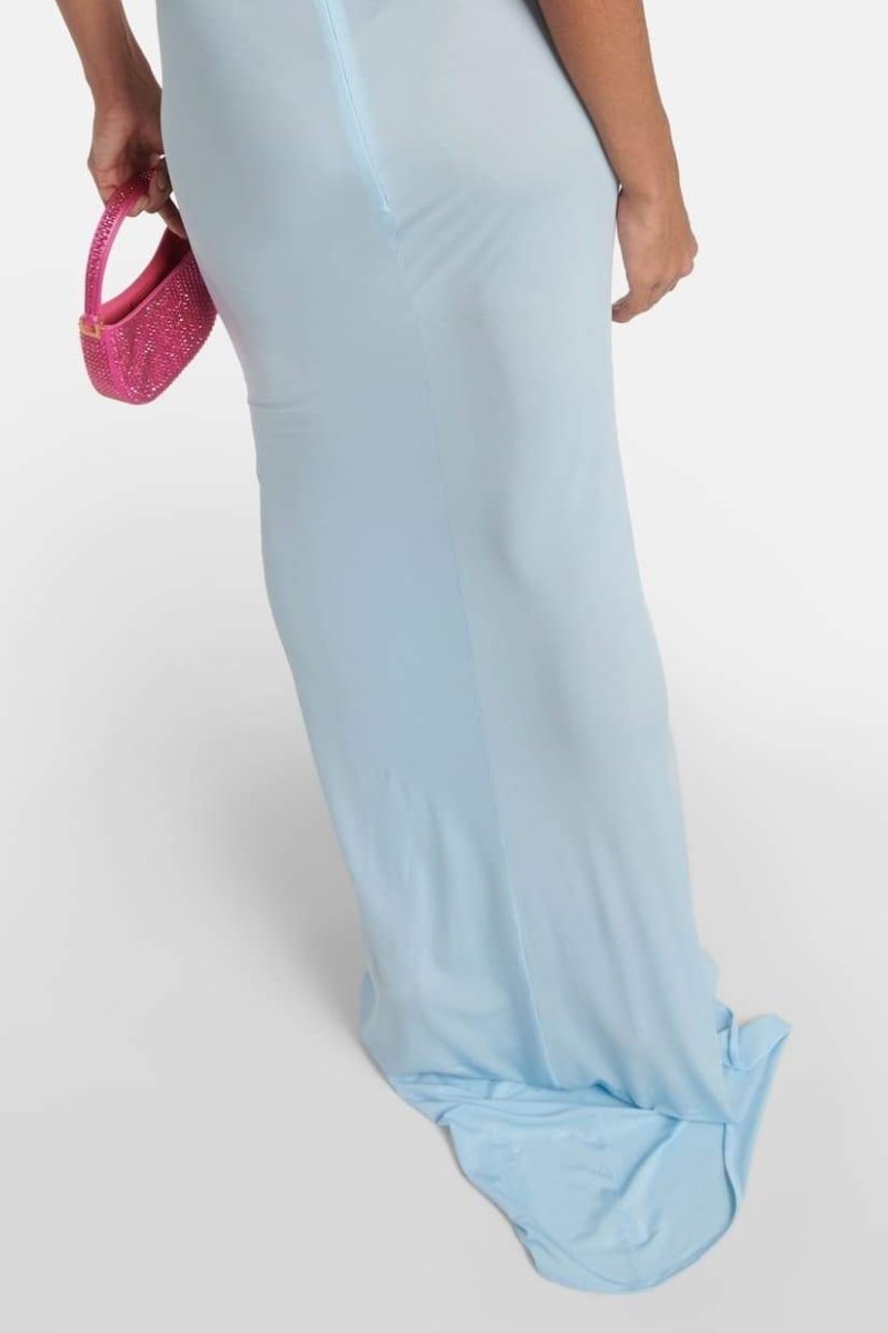 Alexia Halterneck maxiklänning i blomapplikation