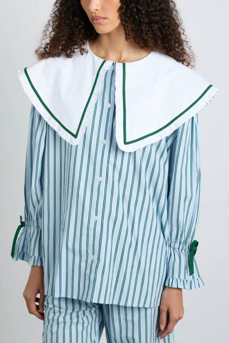 Barbara Pj Set- Niebieski Pasek