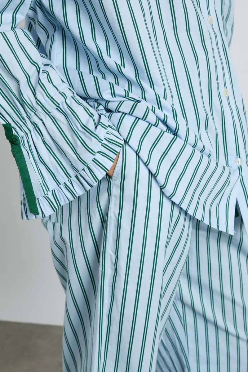 Barbara Pj Set- Niebieski Pasek