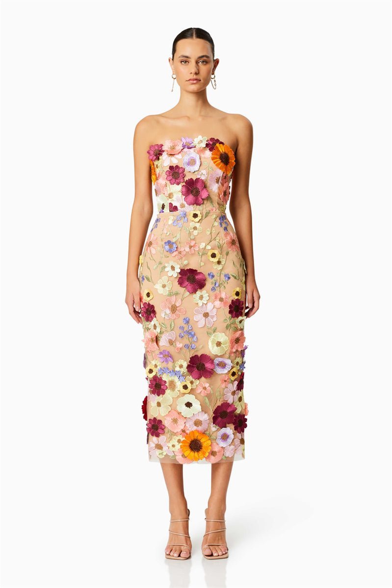 sachin and babi light blue dress Big floral embroidery dresses? : r/weddingdress main image 0