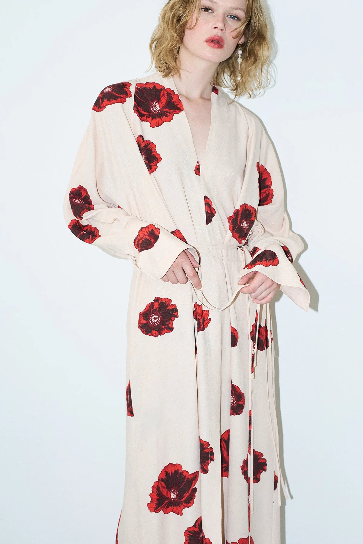 Lucinda Tek Omuz Maxi Kayık Elbise