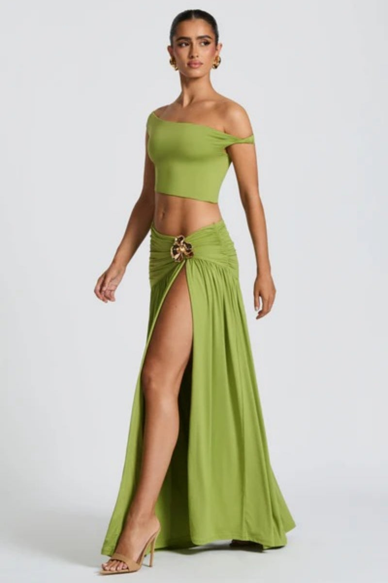 Saira Maxi Dress - Olive