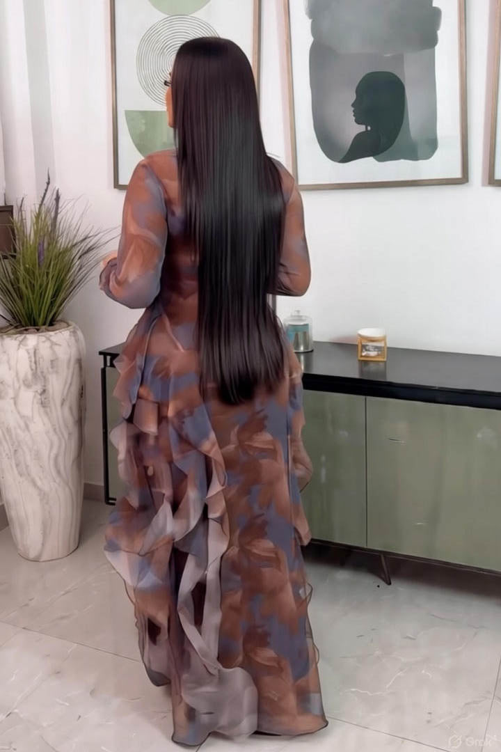 Lucinda Enaxlad Maxi Slip Klänning