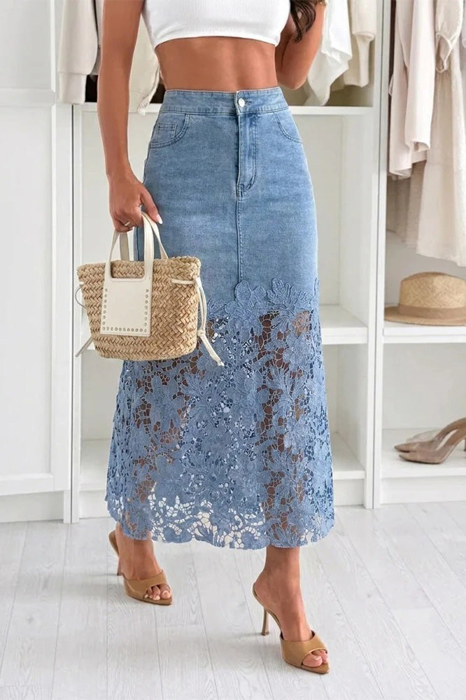 Witte Cape Flow Maxi-jurk