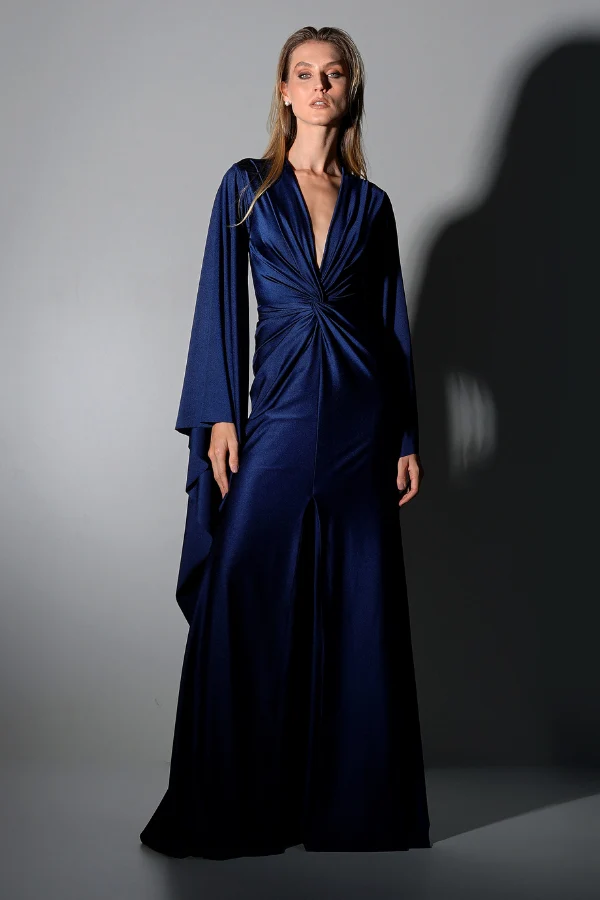 Witte Cape Flow Maxi-jurk