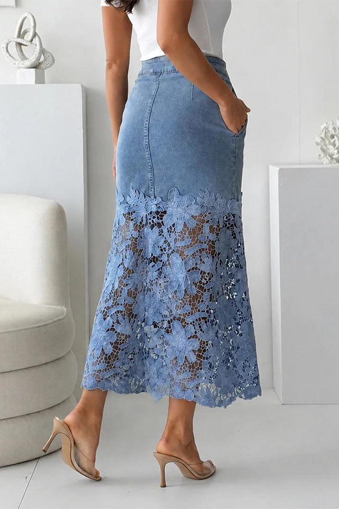 Witte Cape Flow Maxi-jurk