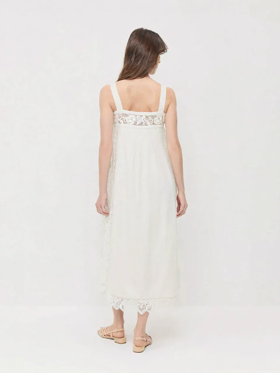 Belle Gradient Plisséiert Maxi Kleed