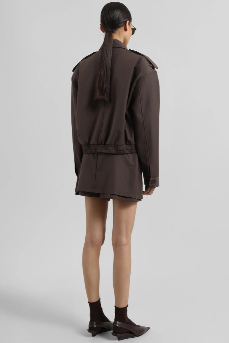 Cropped Bomber Set