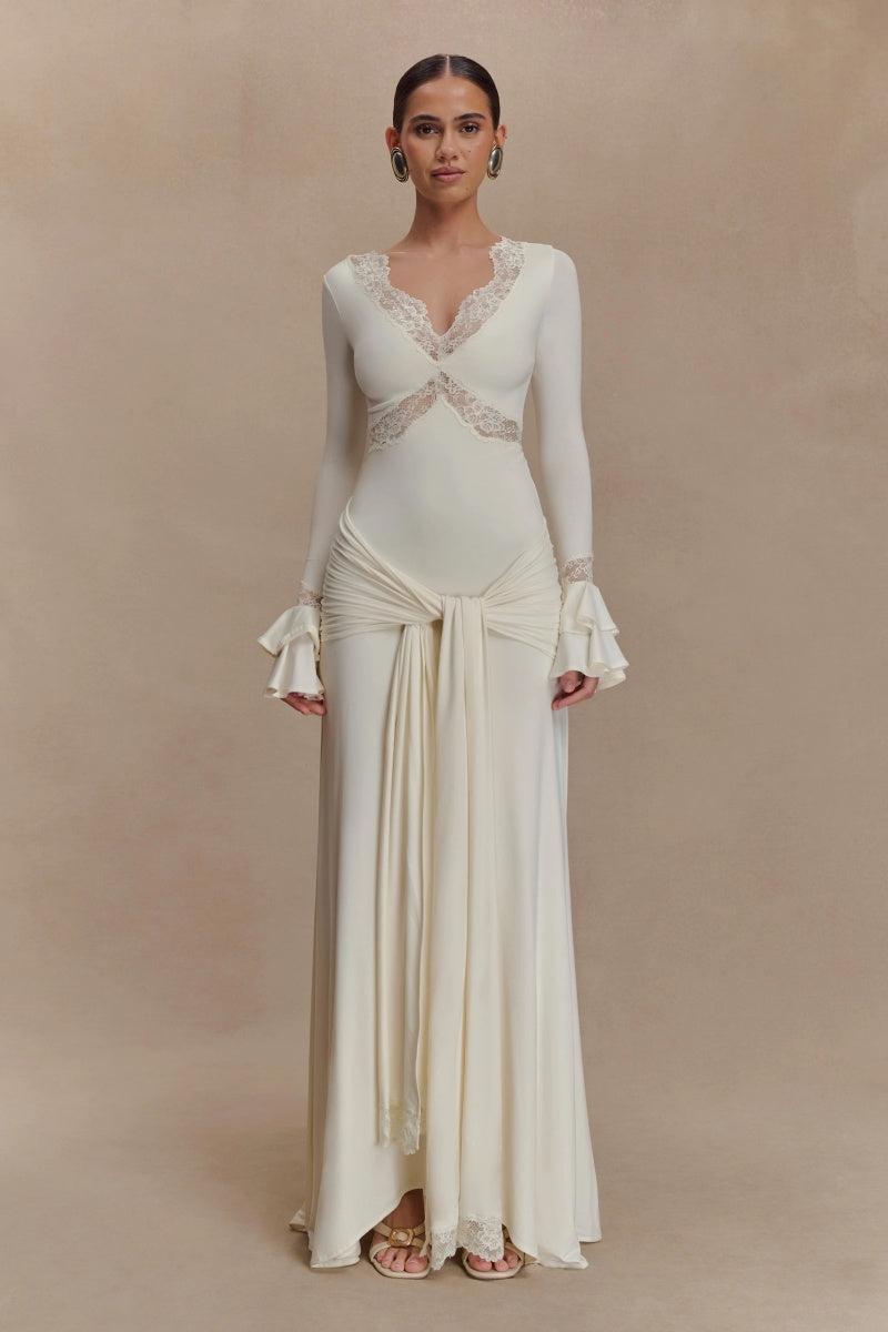 Slim-Fitting Maxi Dress