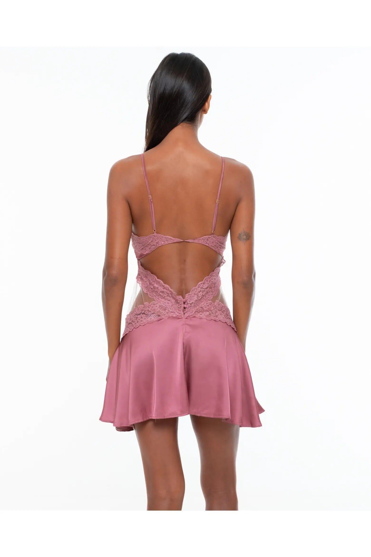 Belle Maxikleid mit Farbverlauf und Falten