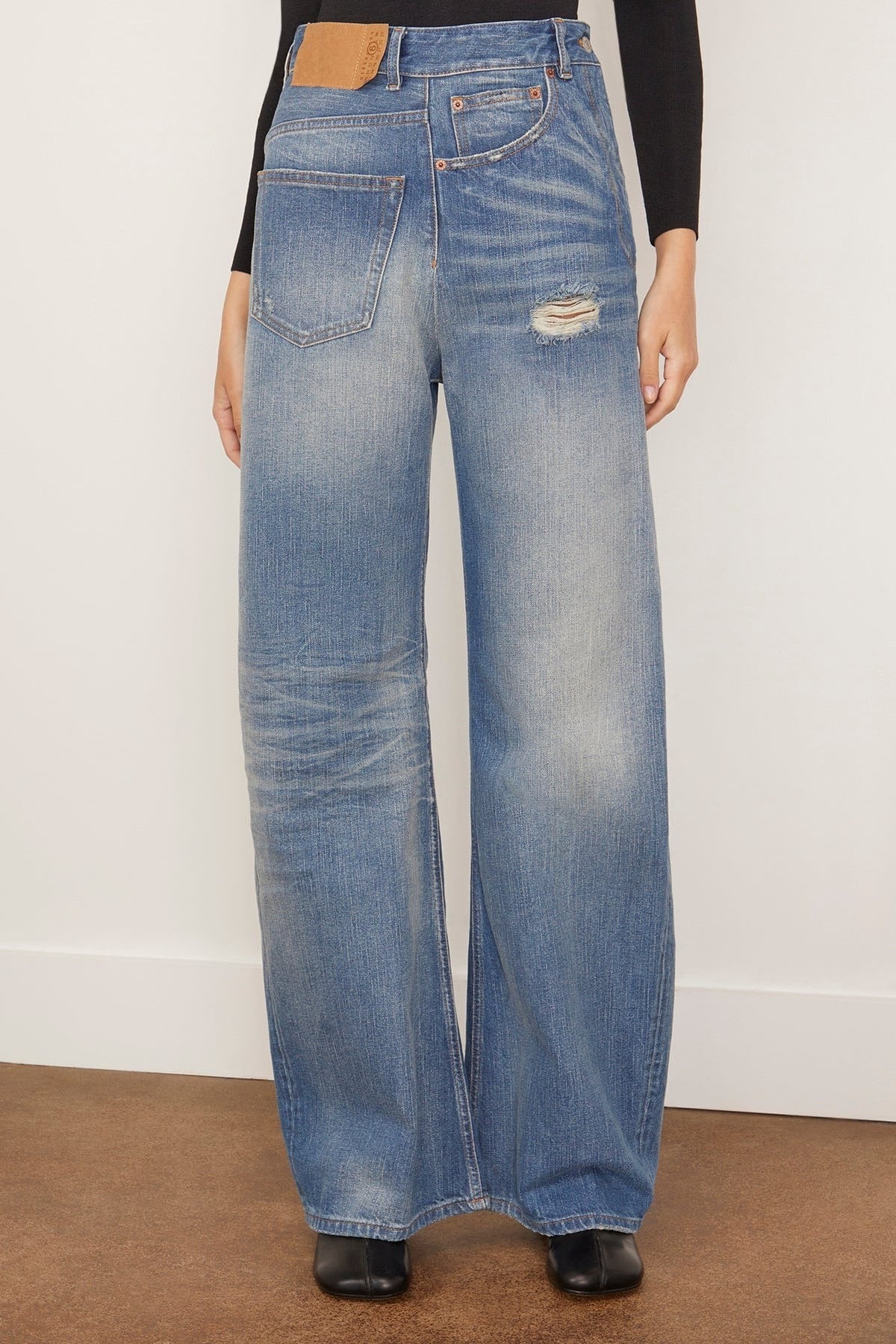 Pantaloni din amestec modal cu cravată în față Grenada