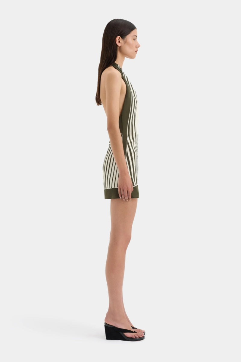 Unique Print Mini Dress