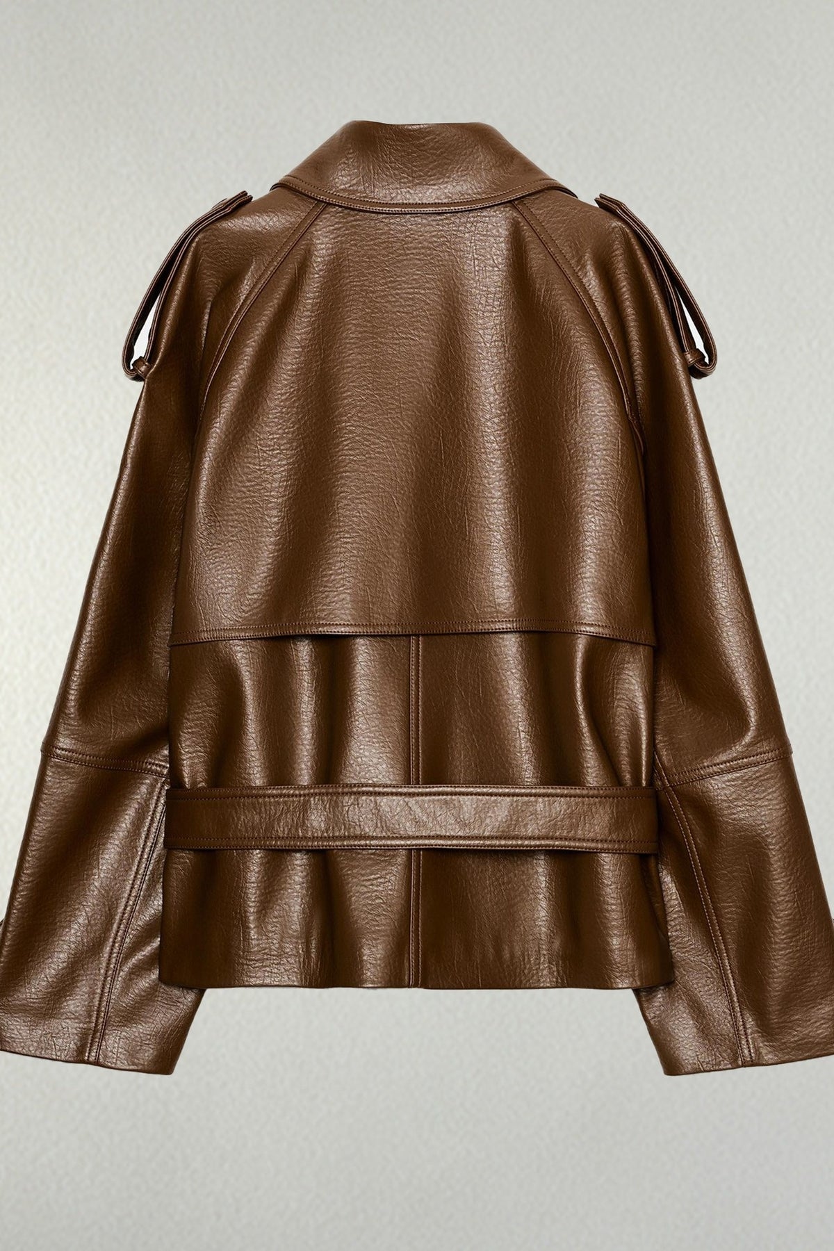Chaqueta americana de corazón con flecos color borgoña