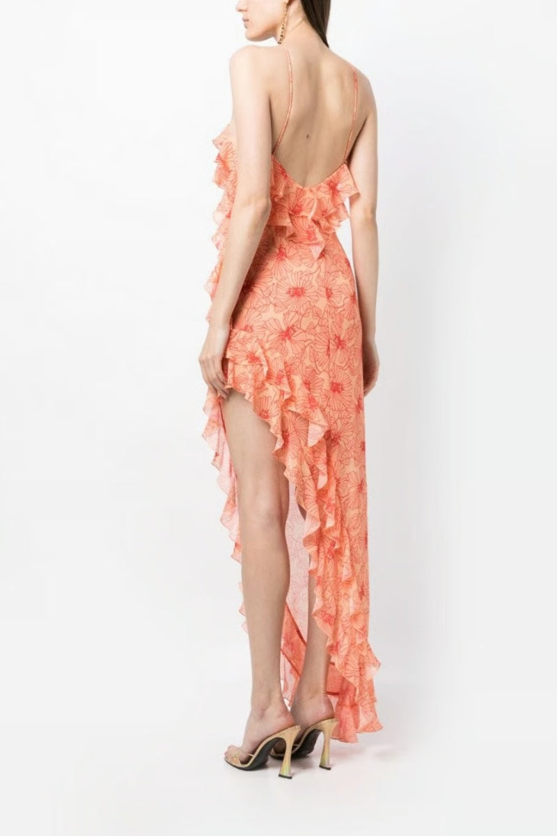 Tranquilla Ruffled Midi Dress