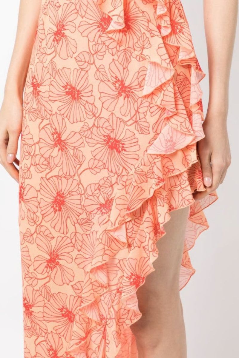 Tranquilla Ruffled Midi Dress