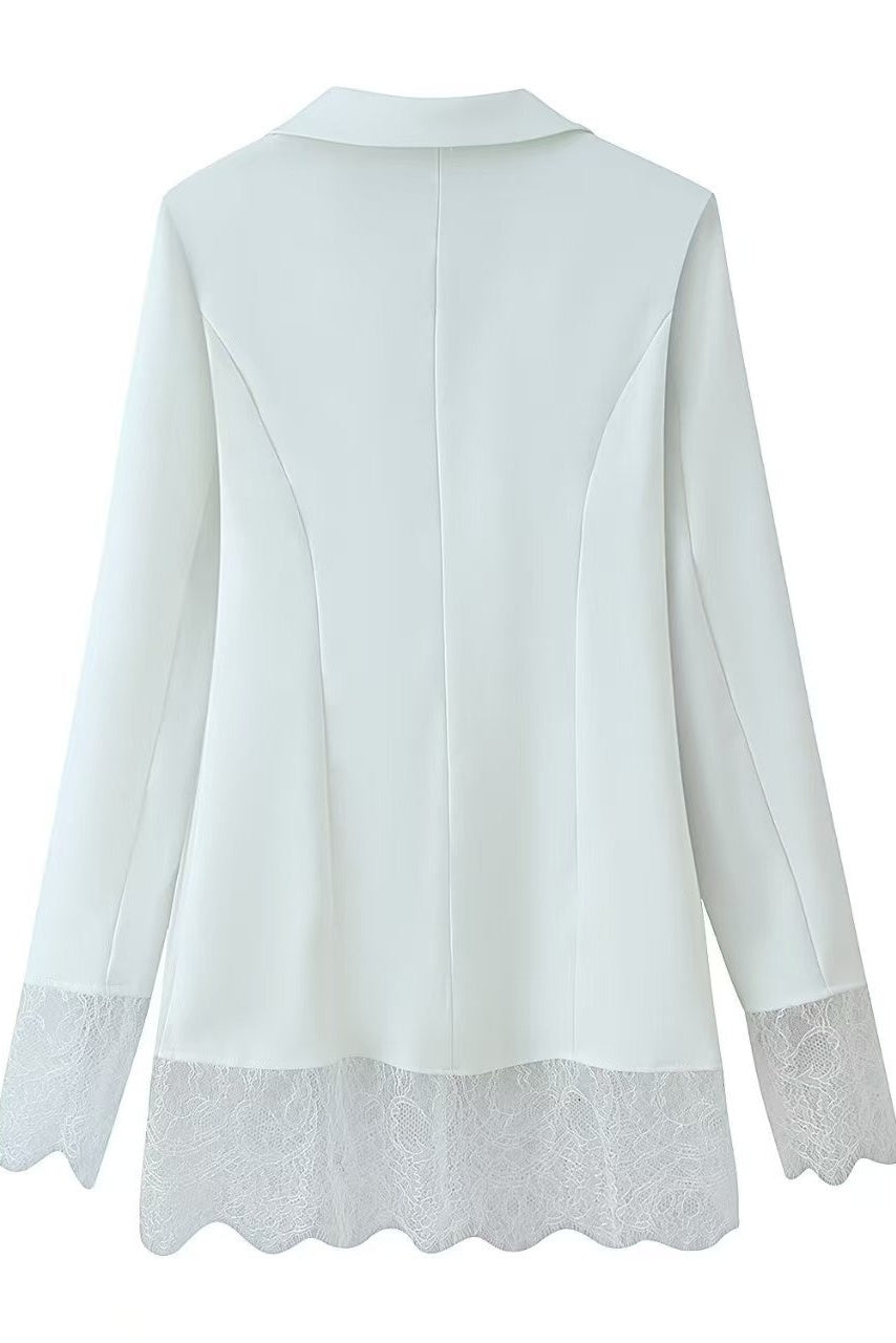 Burgunder Franje Häerz Blazer Jackett