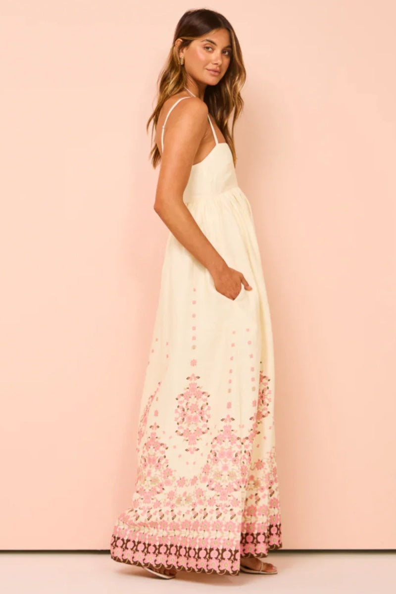Playful Floral Maxi Dress